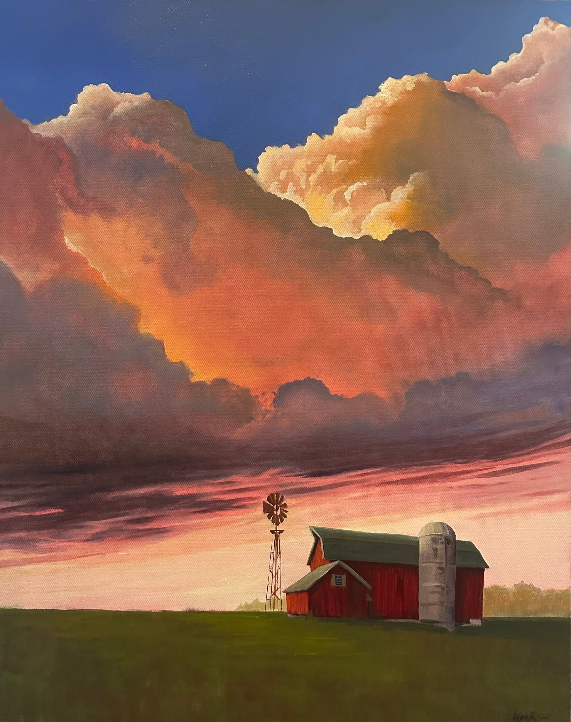 Cloud Watching - Artwork of Lynn Ricci