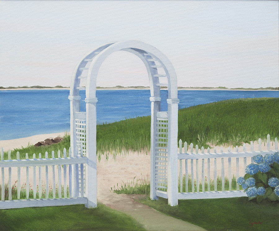 Giclee of Chatham Bars Inn Arbor - Artwork of Lynn Ricci