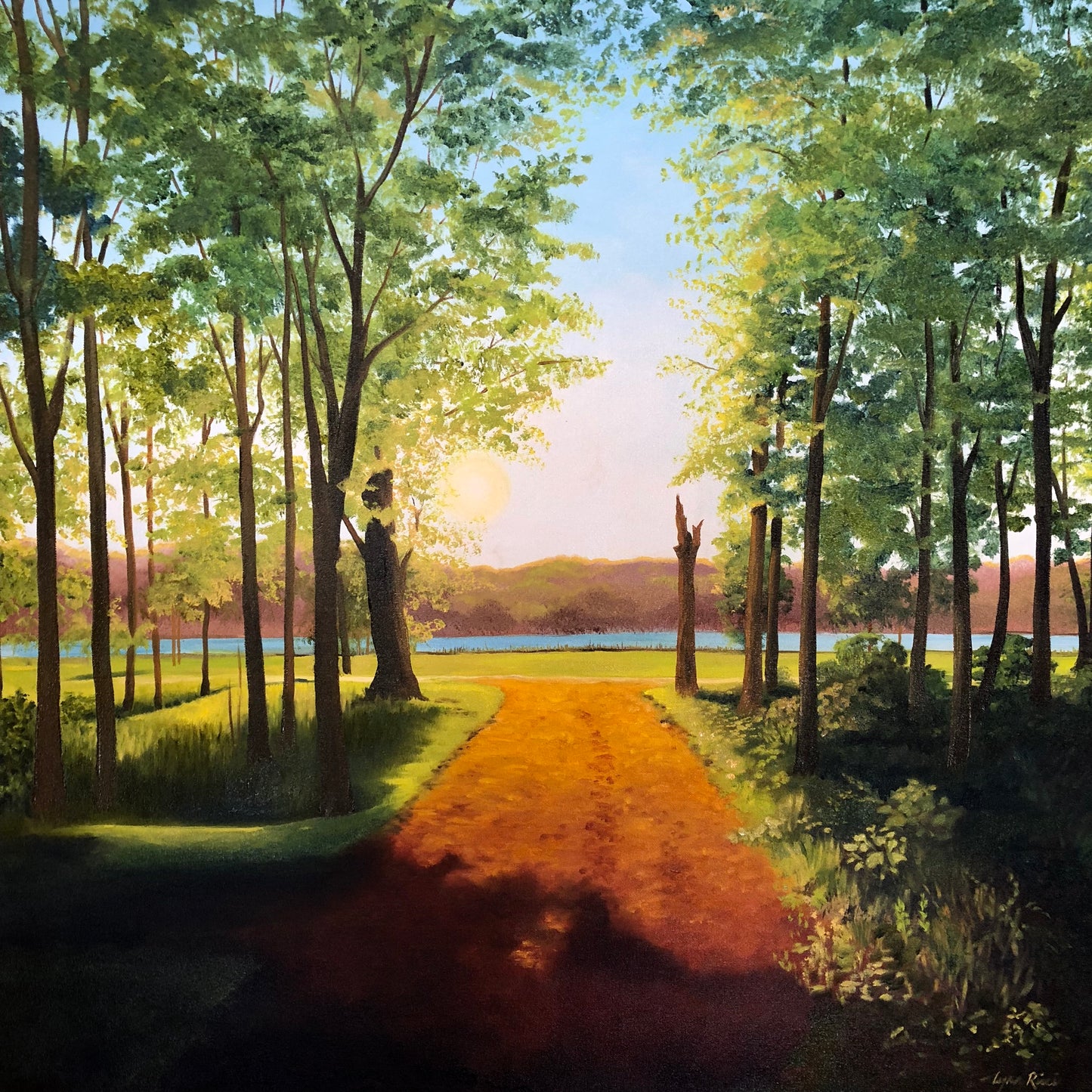 Walk to Bourne Cove - Artwork of Lynn Ricci