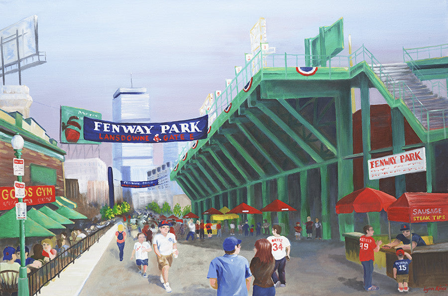 Giclee of Fenway Park ~ Gate E - Artwork of Lynn Ricci