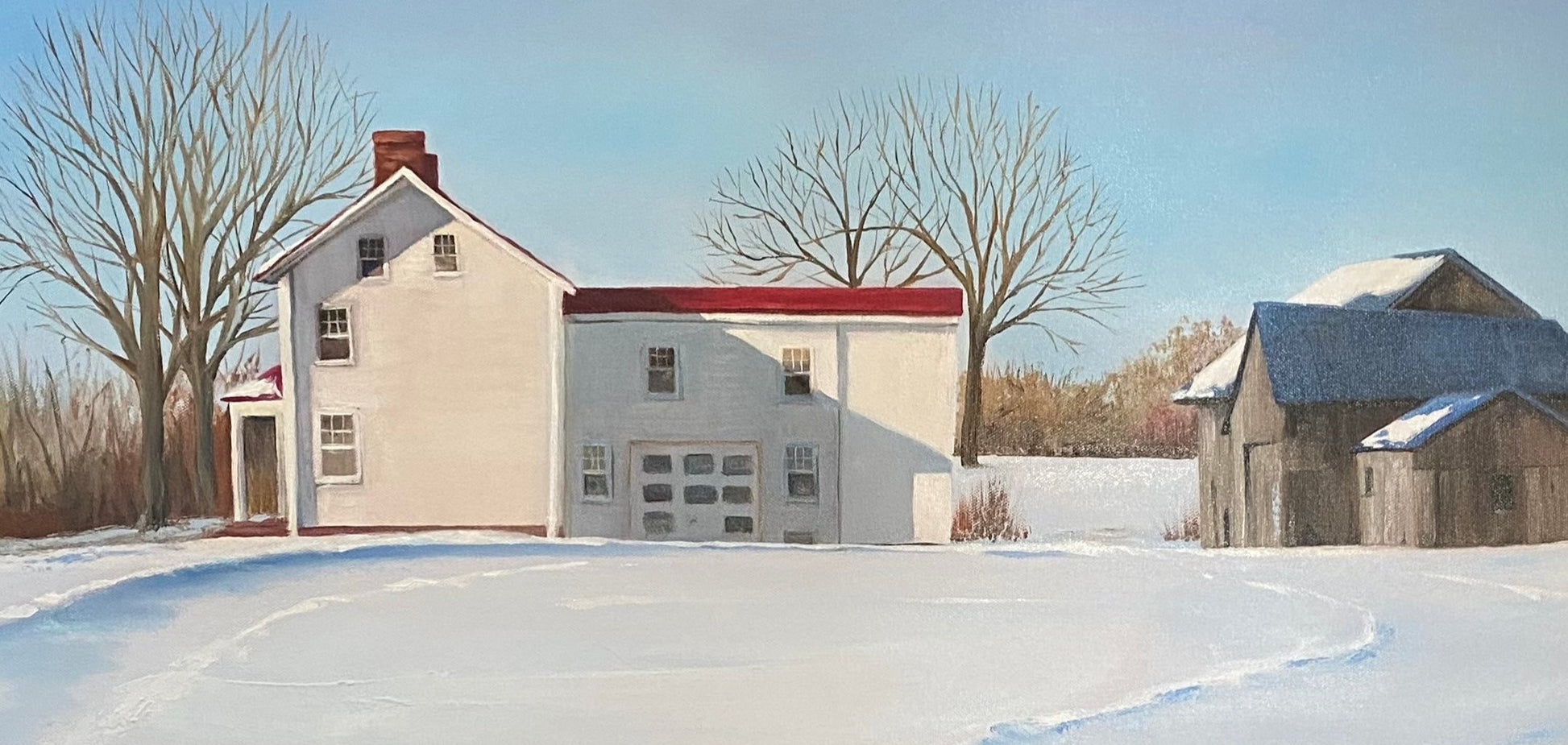 Cold Morning, Silent Snow 2 - Artwork of Lynn Ricci