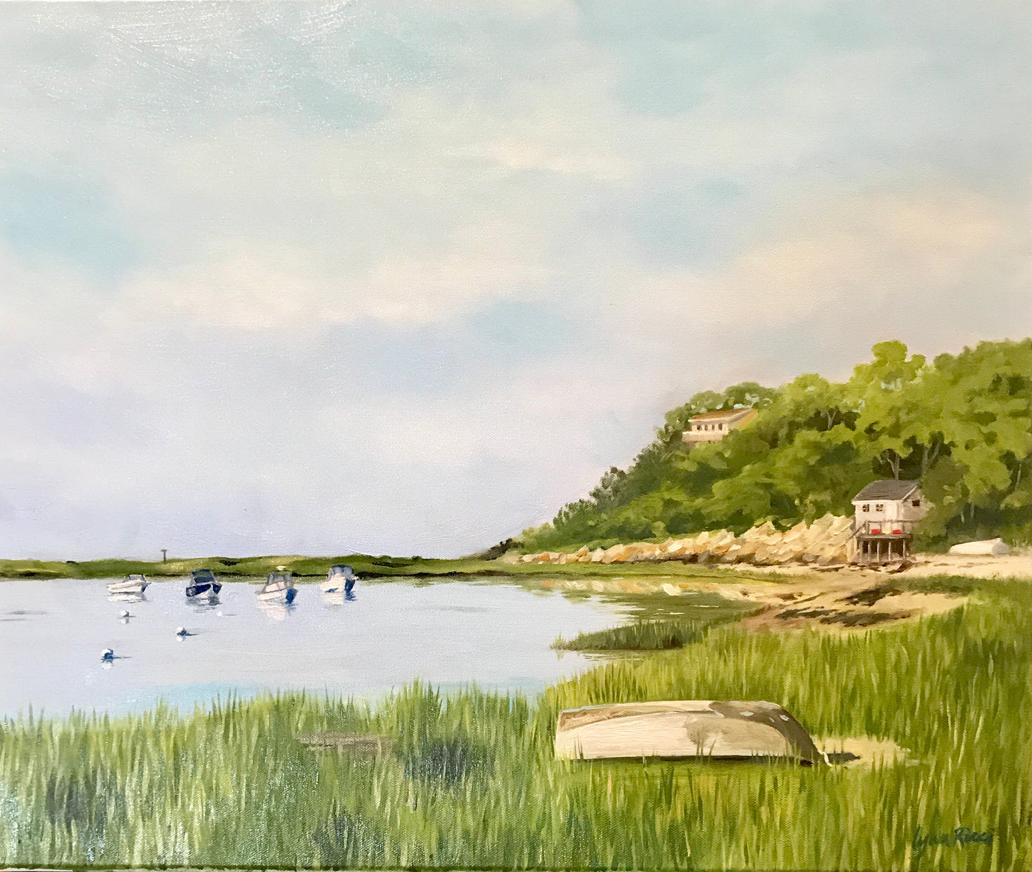 Oyster River Morning - Artwork of Lynn Ricci