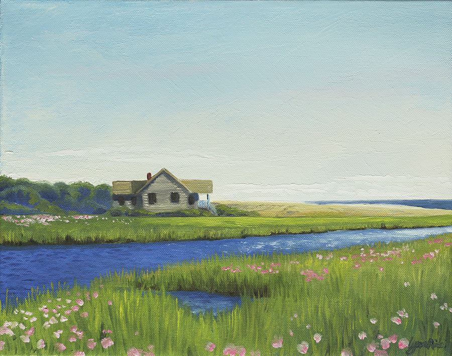 The Cottage at the End of the Lane - Artwork of Lynn Ricci