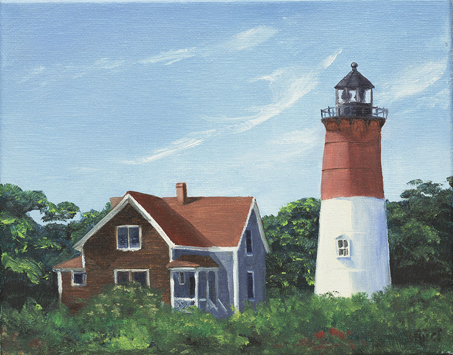 Giclee of Nauset Light - Artwork of Lynn Ricci