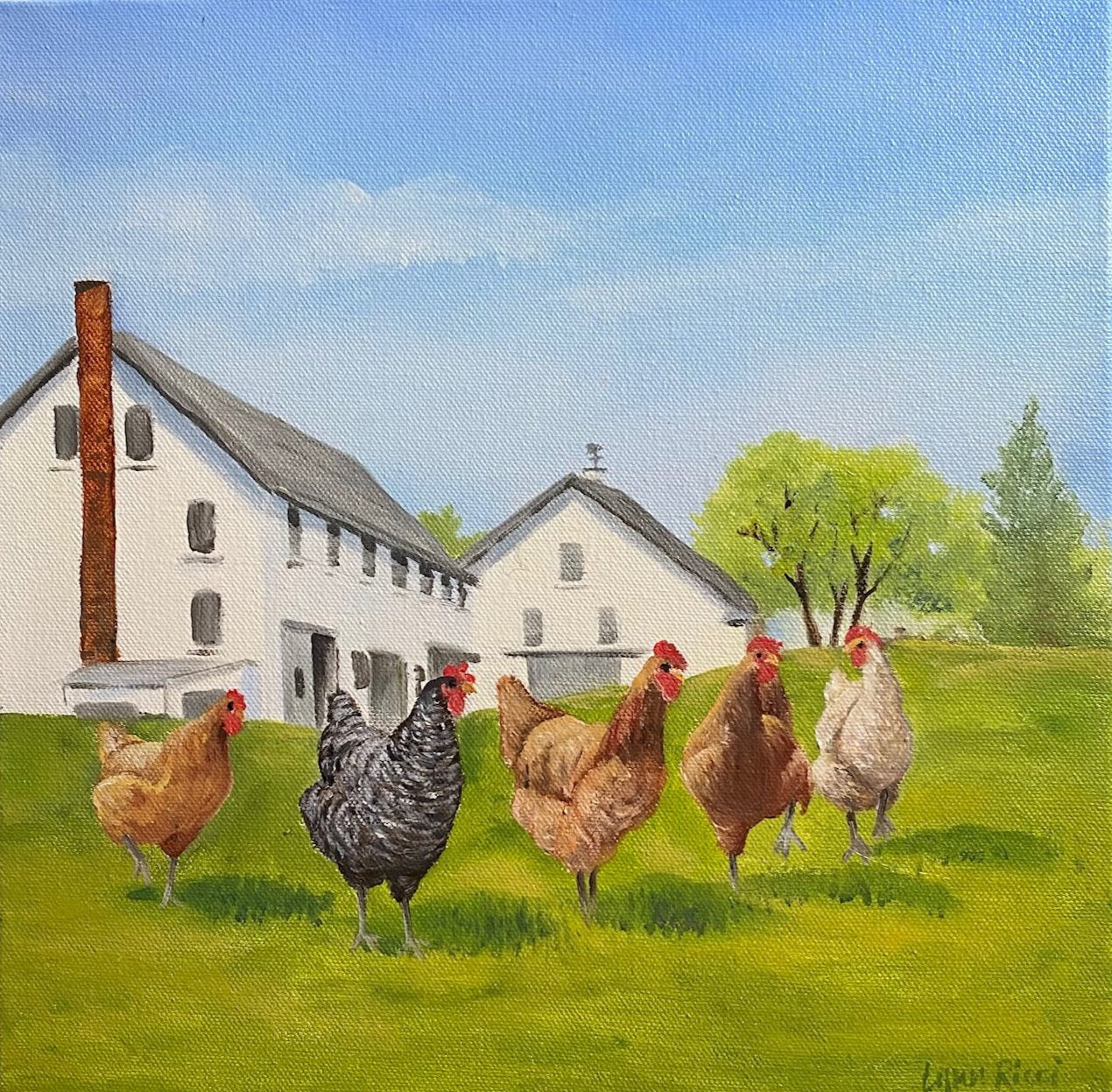 Out for a Sunday Stroll - Artwork of Lynn Ricci