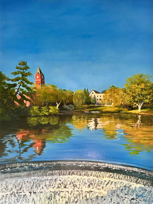 Evening Glow over Mill Pond