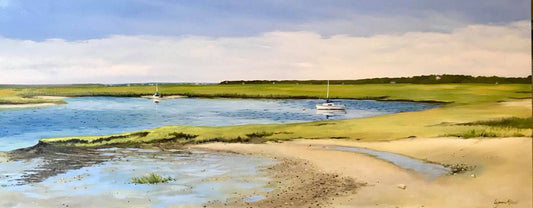 Lazy Afternoon at Boat Meadow, Eastham - Artwork of Lynn Ricci