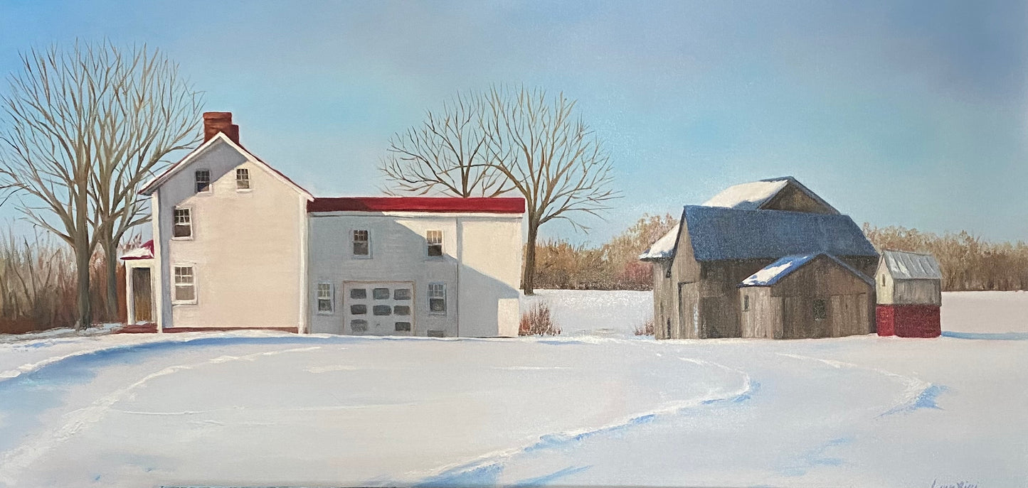 Cold Morning, Silent Snow 2 - Artwork of Lynn Ricci