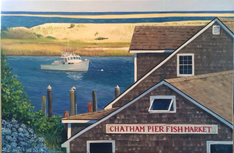 Giclee of Chatham Fish Pier - Artwork of Lynn Ricci