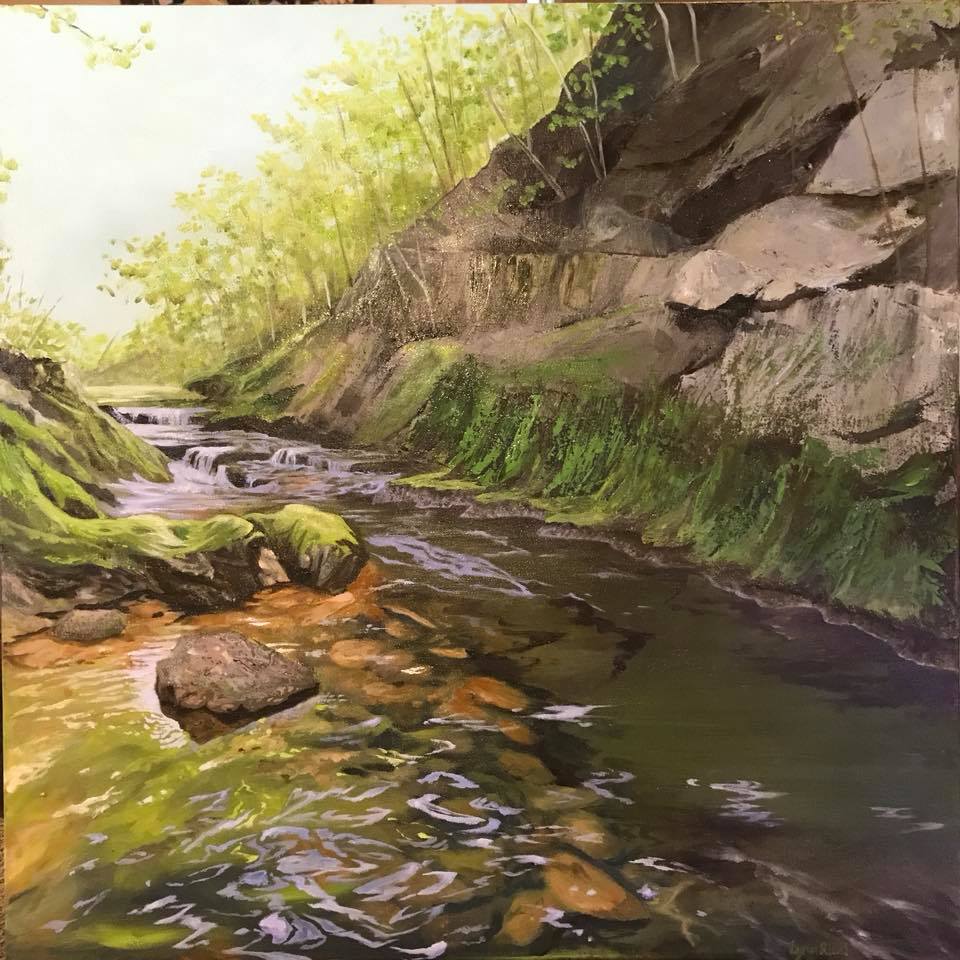 A Reflective River - Artwork of Lynn Ricci