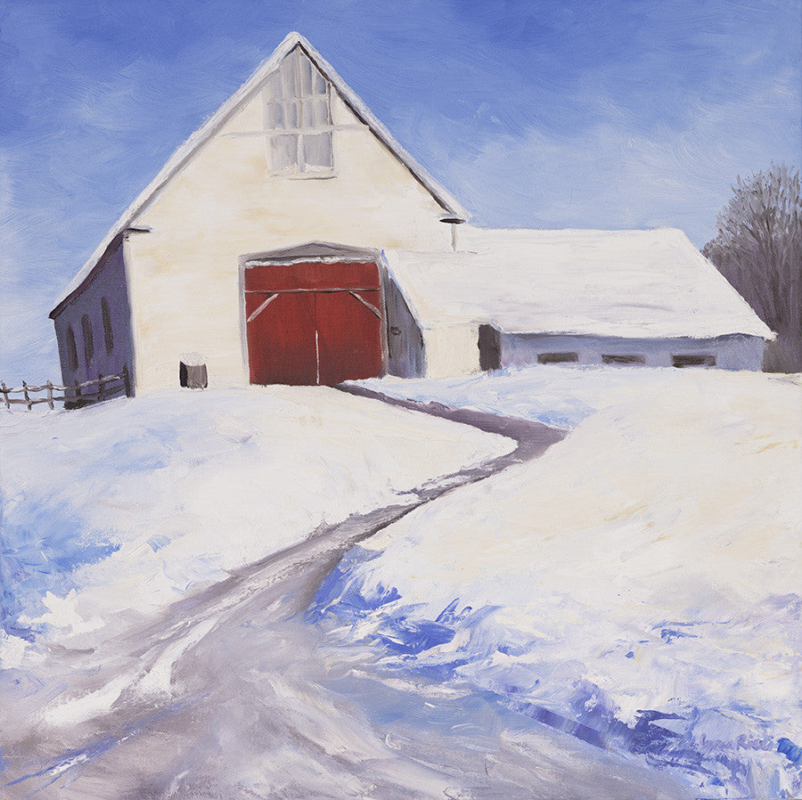 White Barn, Dover - Artwork of Lynn Ricci